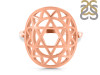 Heart Chakra Plain Silver Ring PS-RDR-322.