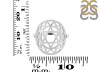 Heart Chakra Plain Silver Ring PS-RDR-322.