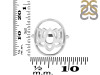 Lotus Plain Silver Ring PS-RDR-315.