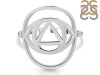 Brow Chakra Plain Silver Ring PS-RDR-314.