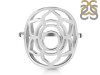 Sacral Chakra Plain Silver Ring PS-RDR-318.