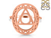 Throat Chakra Plain Silver Ring PS-RDR-319.