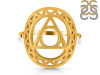 Throat Chakra Plain Silver Ring PS-RDR-319.
