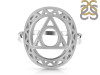 Throat Chakra Plain Silver Ring PS-RDR-319.