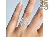 Solar Plexus Chakra Plain Silver Ring PS-RDR-317.