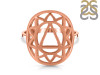 Solar Plexus Chakra Plain Silver Ring PS-RDR-317.