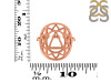 Solar Plexus Chakra Plain Silver Ring PS-RDR-317.