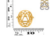 Solar Plexus Chakra Plain Silver Ring PS-RDR-317.
