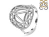 Solar Plexus Chakra Plain Silver Ring PS-RDR-317.