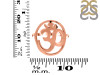 Om Plain Silver Ring PS-RDR-323.