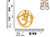 Om Plain Silver Ring PS-RDR-323.