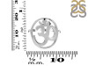 Om Plain Silver Ring PS-RDR-323.