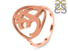 Om Plain Silver Ring PS-RDR-323.