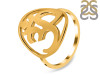 Om Plain Silver Ring PS-RDR-323.