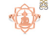 Human Body Chakra Plain Silver Ring PS-RDR-325.
