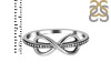 Plain Silver Infinity Ring PS-RDR-575.