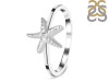 Plain Silver Star Fish Ring PS-RDR-583.