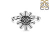 Plain Silver Sunflower Ring PS-RDR-614.