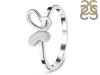 Plain Silver Butterfly Ring PS-RDR-668.