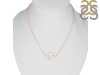 Base Chakra Plain Silver Necklace PS-RDN-10.