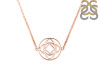 Base Chakra Plain Silver Necklace PS-RDN-10.