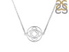 Base Chakra Plain Silver Necklace PS-RDN-10.