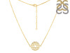 Heart Chakra Plain Silver Necklace PS-RDN-11.