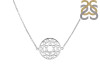 Heart Chakra Plain Silver Necklace PS-RDN-11.