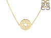 Heart Chakra Plain Silver Necklace PS-RDN-11.