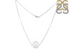 Human Body Chakra Plain Silver Jewelry Set PS-RDR-325 / RDE-546 / RDN-14 / RDB-14.
