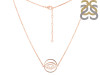 Brow Chakra Plain Silver Necklace PS-RDN-3.