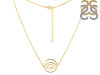 Brow Chakra Plain Silver Necklace PS-RDN-3.