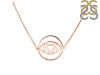 Brow Chakra Plain Silver Necklace PS-RDN-3.