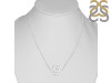 Sacral Chakra Plain Silver Necklace PS-RDN-7
