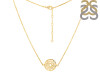 Crown Chakra Plain Silver Necklace PS-RDN-9.