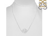 Crown Chakra Plain Silver Necklace PS-RDN-9.