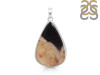 Plum Root Agate Pendant-SP PTJ-1-10