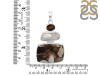 Peanutwood Jasper/Smoky/Pearl Pendant-2SP PWJ-1-14