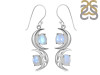 Moonstone Crescent Moon Earring RBM-JCNE-20