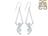 Moonstone Crescent Moon Earring RBM-JCNE-7