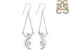 Moonstone Crescent Moon Earring RBM-JCNE-7
