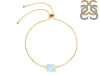 Moonstone Raw Crystal Bracelet With Adjustable Camera Lock RBM-RB-200-CAMERA-LOCK.