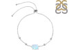 Moonstone Raw Crystal & White Topaz Bracelet With Adjustable Camera Lock RBM-RCYB-2-CAMERA-LOCK