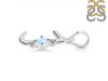 Moonstone & White Topaz Alphabet J Pendant RBM-RDA-10.