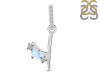 Moonstone & White Topaz Alphabet Y Pendant RBM-RDA-103.