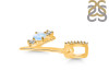 Moonstone & White Topaz Alphabet Y Pendant RBM-RDA-103.