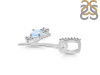 Moonstone & White Topaz Alphabet Y Pendant RBM-RDA-103.