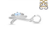 Moonstone & White Topaz Alphabet K Pendant RBM-RDA-11.