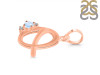 Moonstone & White Topaz Alphabet Q Pendant RBM-RDA-17.