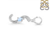Moonstone & White Topaz Alphabet S Pendant RBM-RDA-19.